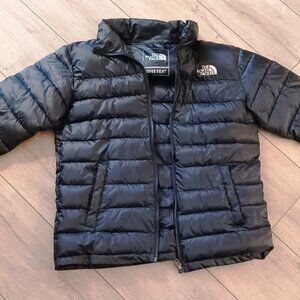 Mens Black North Face Puffer Jacket - Medium/Large